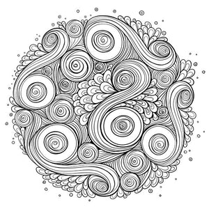 Circular Swirls by Julia Snegireva