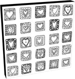 Hearts in Squares I